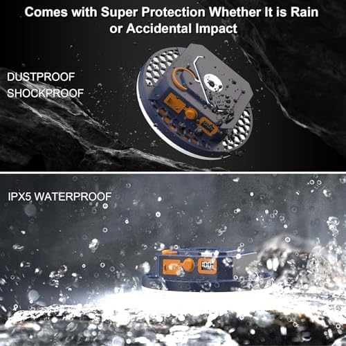 10000mAh 4000LM Camping Light 4 Light Modes Portable LED Camping Lantern Rechargeable Light 30W with Digital Power Display and Magnet , IPX5 Waterproof Tent Lights Power Failure Emergency Light - Image 5