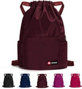 ZOORON Waterproof Drawstring Gym Backpack Bag by ZOORON