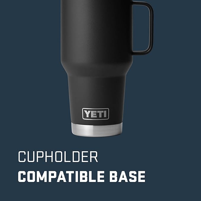 YETI Rambler 30 oz Travel Mug, Stainless Steel, Vacuum Insulated with Stronghold Lid - Image 2