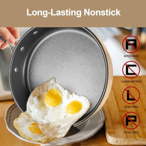 Odoland 15pcs Camping Cookware Mess Kit, Lightweight Pot Pan Kettle Set - Image 4
