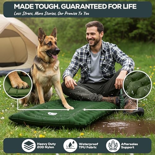 Gear Doctors® Ether 17.5oz Ultralight Camping Sleeping Pad – Backpacking Air Mattress – Camping Mattress Pad – Compact Inflatable Sleeping Mat for Backpacking, Comfortable Outdoor Hiking, Tent, Travel - Image 5