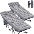 ABORON XXL Folding Camping Cot for Adults, 32 in Wide with Mattress, 900 lb by ABORON
