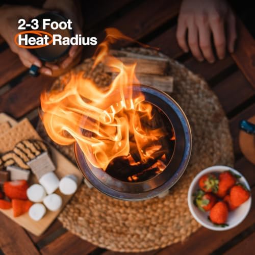 Solo Stove Mesa XL 7" Tabletop Fire Pit with Stand | Wood & Pellet Fueled - Image 4