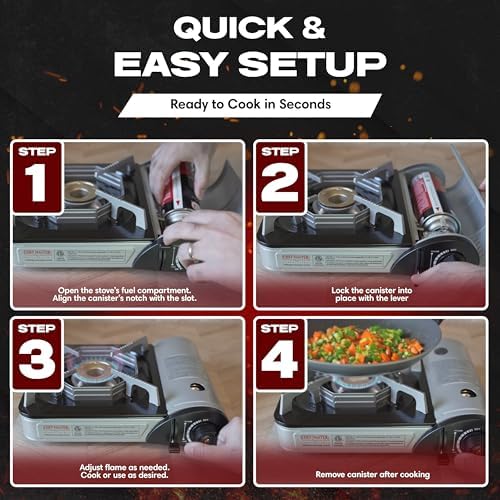 Chef Master Butane Fuel Canister, Camping Stove, Torch Refill, 8oz, 72-Pack - Image 6