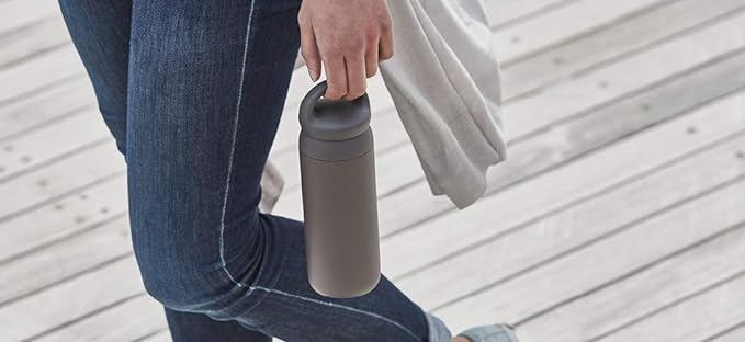 KINTO 21096 Dayoff Tumbler, 16.9 fl oz (500 ml), Dark Gray, Double Wall Vacuum Construction, Thermal and Cold Insulation, Water Bottle - Image 4