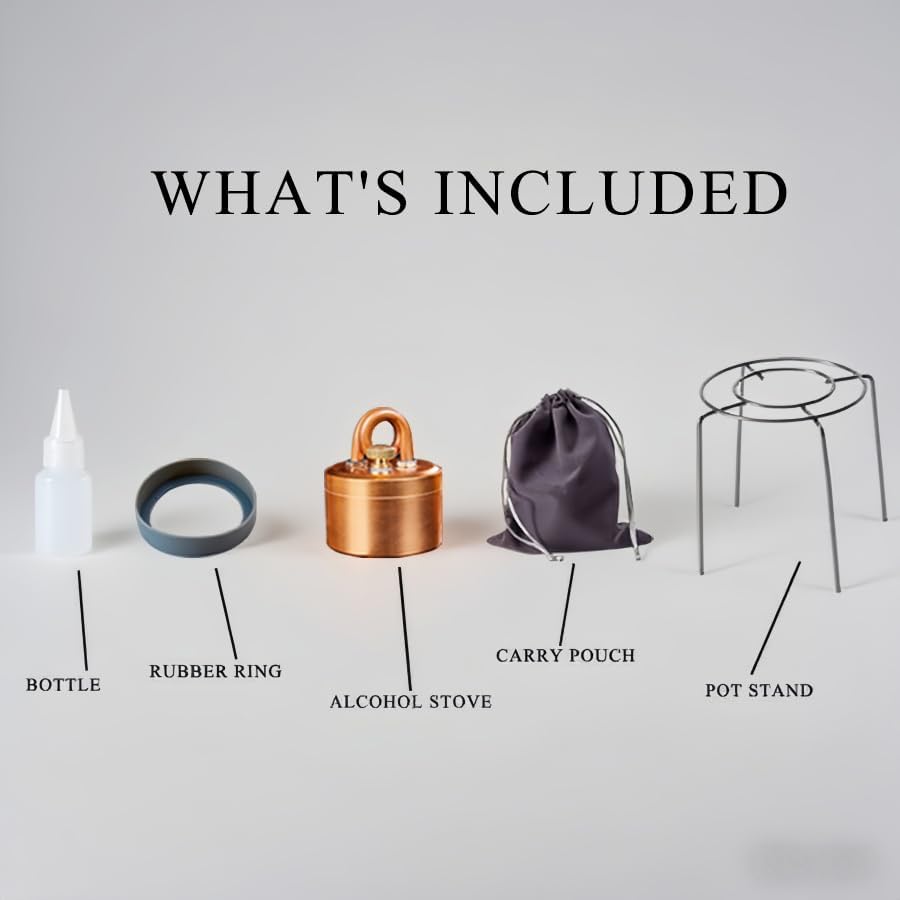 Portable Mini Camping Alcohol Stove 50ml - Image 3