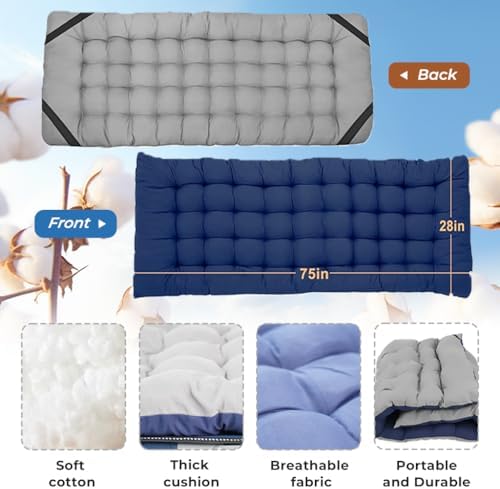 10-Leg Heavy Duty Camping Cot for Adults with Mattress - Image 6