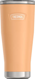 THERMOS ICON SERIES, Stainless Steel Tumbler with Slide Lock, 18 Ounce, Melon by Thermos