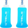 Folding Soft Flask Portable Collapsible Running Lightweight Water Bottle by WRELS