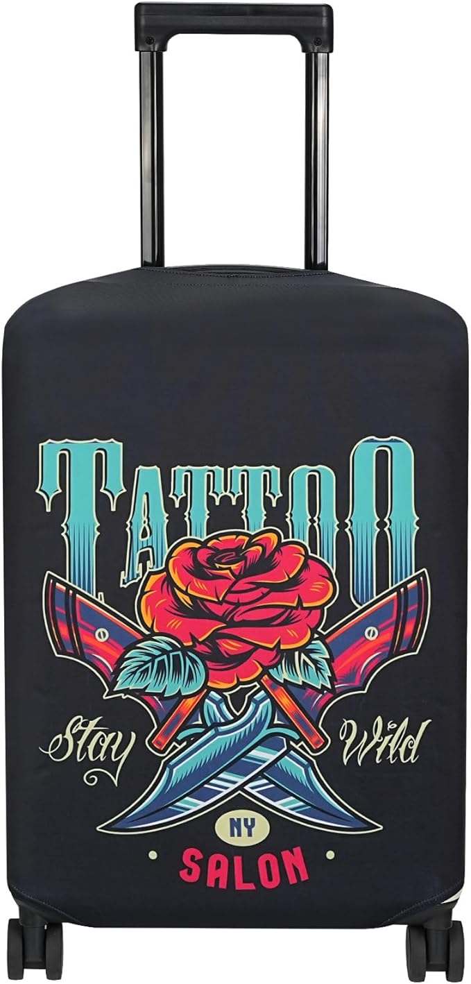 Explore Land Travel Luggage Cover Suitcase Protector Fits 31-32 Inch Case by ExploreLand