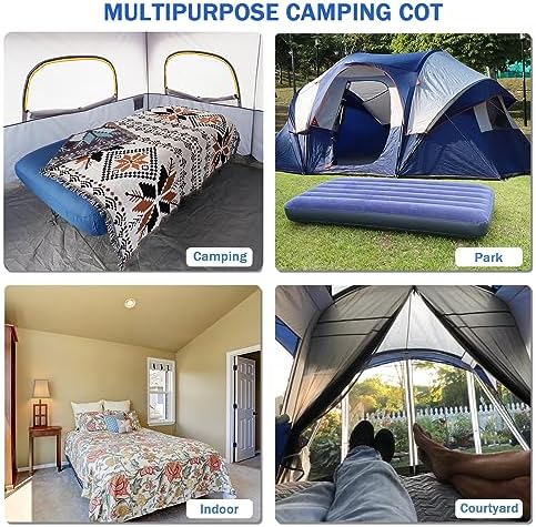 KAMPKEEPER Camping Cot for Adults with Air Mattress, No Air Pump - Image 5
