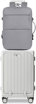 feilario 2 Piece Set 20in Aluminium Frame PC Hard Shell Spinner Wheels Luggage by feilario