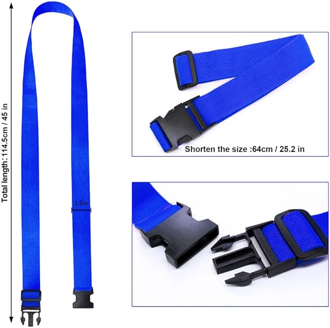 4Pack Luggage Straps Add Bag Luggage Straps to Connect Two Suitcases, - Image 3