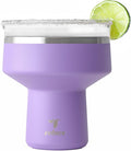 REDUCE Saltini 16 oz Cocktail Tumbler - Insulated Margarita Tumbler with Lid - Keeps Drinks Cold for 10 Hours - 360 Sippable Martini Glass Alternative - Shatterproof, Perfect for Parties-Purple Punch by Reduce