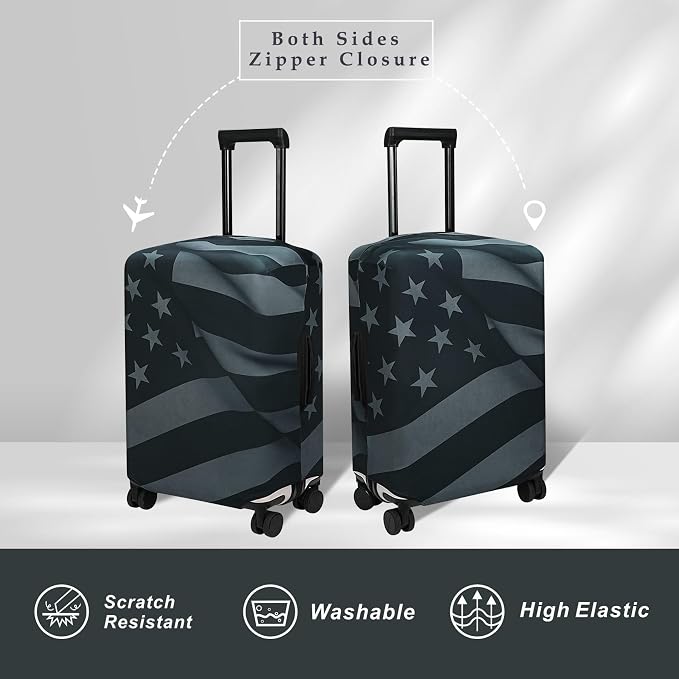 Explore Land Travel Luggage Cover Suitcase Protector Fits 27-30 Inch Case - Image 2