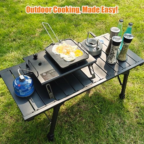 Camping Stove for IGT Table, Portable Isobutane Gas Stove with Carry Bag, 4000W Camp Stove,Folding Propane Burner, IGT Accessories for Picnic, RV, Car Trip, Tailgating, Patio, Backyard - Image 2