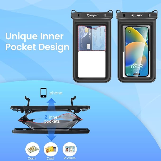 Floating Waterproof Phone Pouch 2 Pack - Image 6