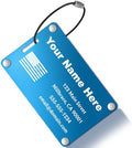 Personalized Luggage Tags: Custom Metal Luggage Tags by Kcule