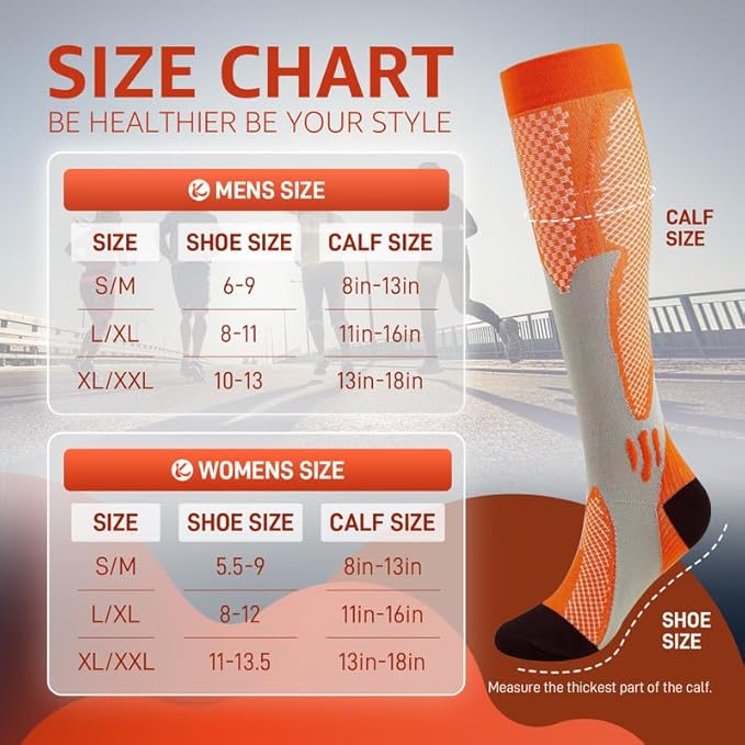 Kickticks 4 Pairs Compression Socks - Image 6