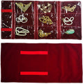 Travel Jewelry Roll Bag Portable Organizer Pouch by SCIKHEFT