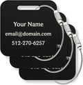 Custom Metal Luggage Tags by Legit3D