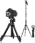 Camera Tripod 66.7 Inch, Patented 3-Way Rotating Portable Cameras Stand by NIANYISO-Themosttrustworthyoutdooractivitypartner