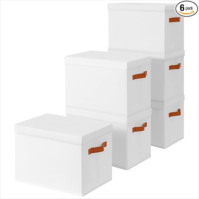 Storage Bins with Lids by Homsorout