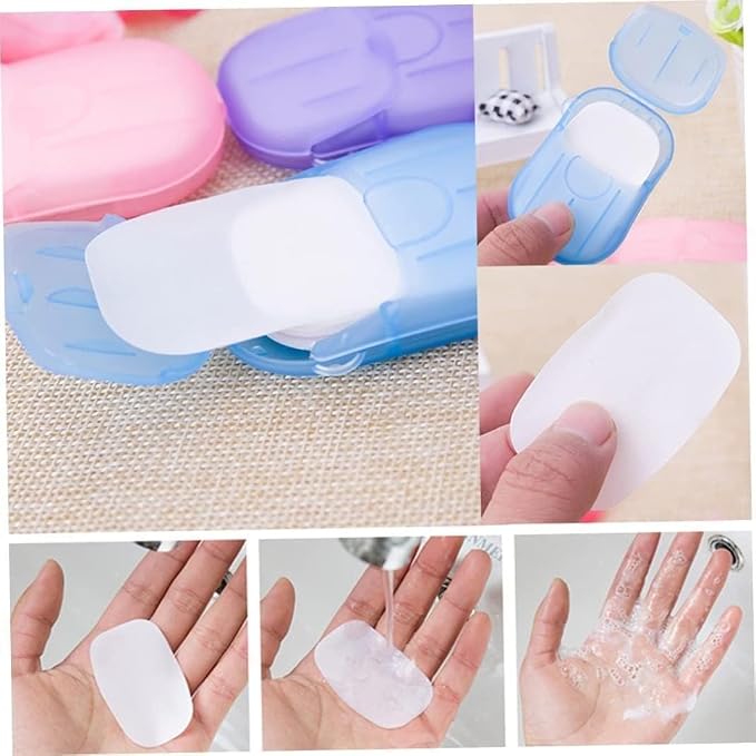 500 Sheets Colorful Disposable Soap Paper 5 Boxes Hand Cleaner Fragrance Mini - Image 9