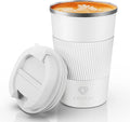 CS COSDDI 12 oz Stainless Steel Vacuum Insulated Tumbler Coffee Travel Mug- Travel Mug Spill Proof with Lid - Coffee Cups for Keep Hot/Ice Coffee,Tea and Beer by CSCOSSDI