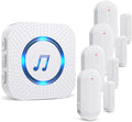 Sanjie Door Chime, Wireless Door Chimes When Door Opens Entry Alarm by SANJIEGuardSecurity
