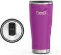 THERMOS ICON SERIES, Stainless Steel Tumbler with Slide Lock, 24 Ounce, Plum by Thermos