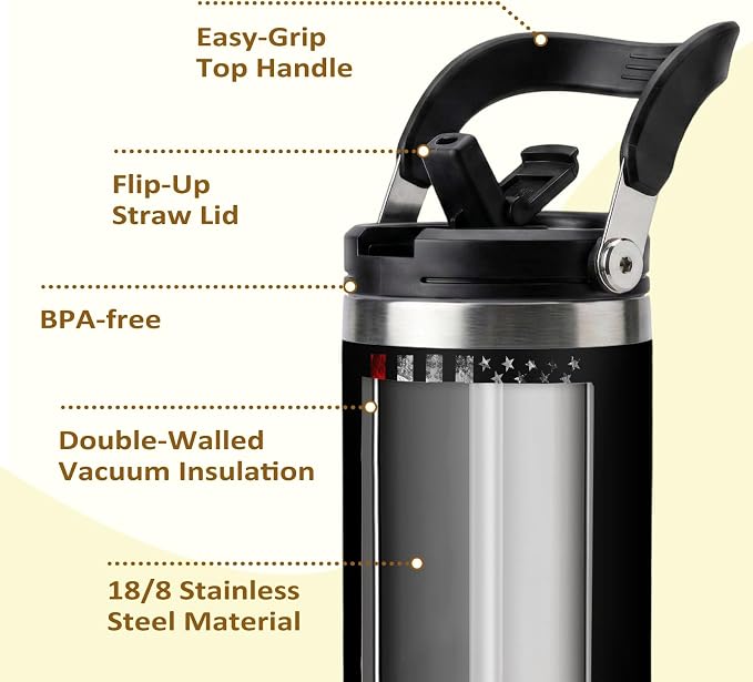 Christian Tumbler for Men 30oz - Religious Gifts for Christian Men, Stainless Steel Insulated Travel Mug with Handle, Bible Verse Cup for Pastors & Fathers, Faith-Based Gift Idea - Image 3
