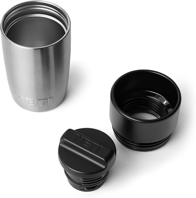 YETI Rambler 8 oz Travel Bottle, Stainless Steel, Vacuum Insulated with Leakproof Commuter Cap, Stainless - Image 3