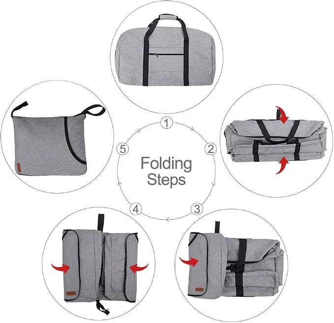 150L Duffle Bag for Travel, Extra Large Foldable Waterproof Travel Duffel Bags - Image 9