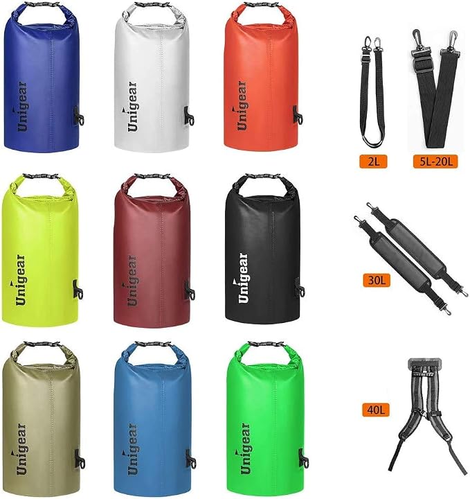 Unigear Dry Bag Waterproof, 2L/5L/10L/20L/30L/40L Floating and Lightweight Bags - Image 5