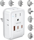 Universal Travel Adapter Kit, VINTAR PD 35W International Power Adapter by VINTAR