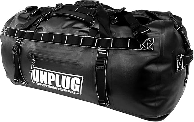 UNPLUG Ultimate Adventure Bag -1680D Heavy Duty Waterproof Travel Duffel Bags by UNPLUGEasyOutdoorAdventure
