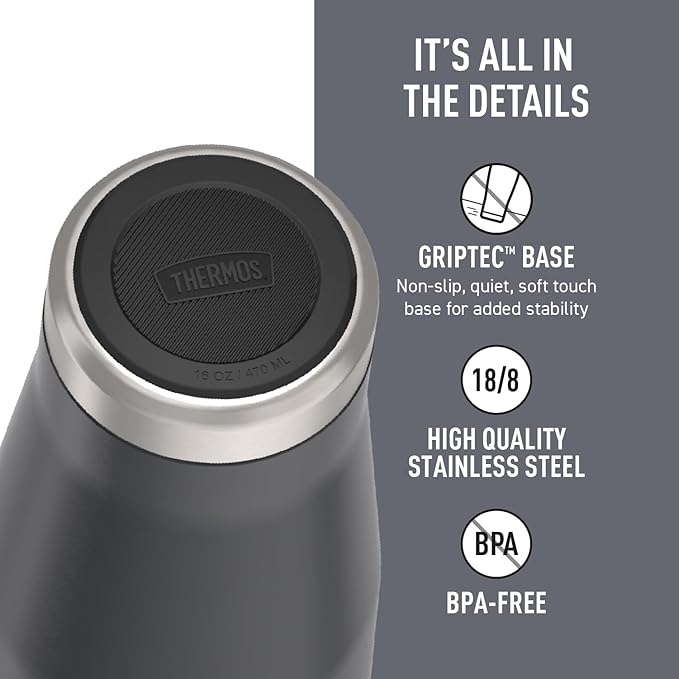 THERMOS ICON SERIES, Stainless Steel Tumbler, Granite, 16 oz - Image 4