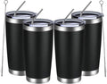 MEWAY 20oz Tumbler 4 Pack Double Wall Vacuum Insulated Travel Mug Bulk by MEWAY