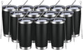 MEWAY 20oz Tumbler 12 Pack Double Wall Vacuum Insulated Travel Mug Bulk by MEWAY