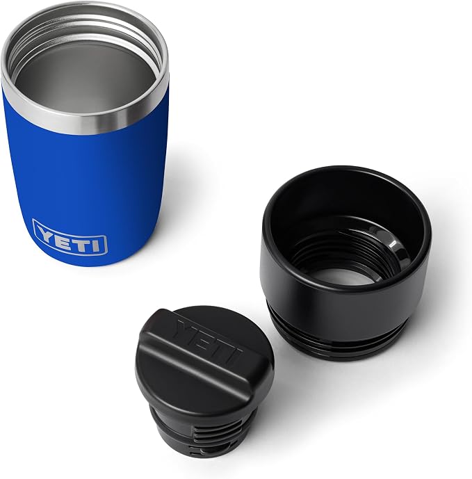 YETI Rambler 8 oz Travel Bottle, Stainless Steel, Vacuum Insulated with Leakproof Commuter Cap, Royal Blue - Image 3
