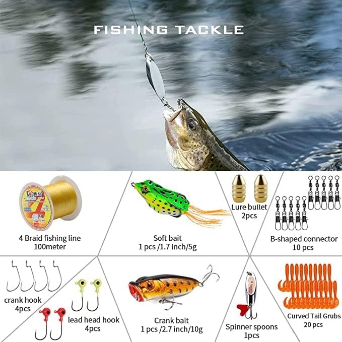 Collapsible Fishing Rod and Reel Combo, BalanZze Telescopic Fishing Rod - Image 4