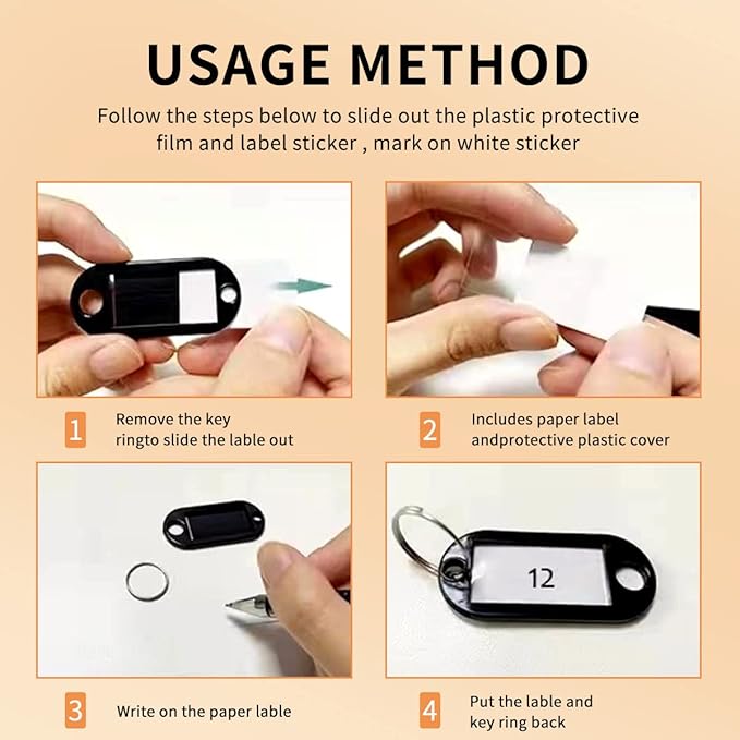 Sdstone Portable Zippered Key Organizer, Fireproof Key Case - Image 6