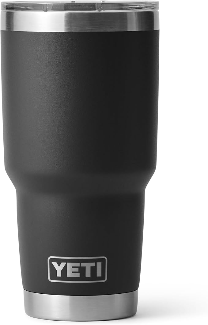 YETI Rambler 30 oz Stainless Steel Vacuum Insulated Tumbler w/ MagSlider Lid, Black by YETI