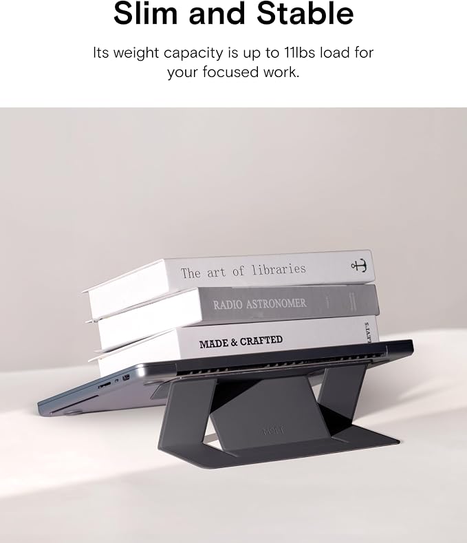 MOFT Laptop Stand for Desk, Adhesive MacBook Computer Stand - Image 6
