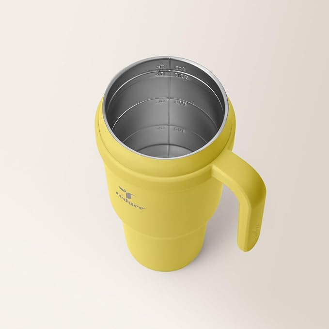 Reduce 40 oz Stainless Steel Tumbler with Handle - Dual-Wall Vacuum Insulated Travel Mug, Sweat-Proof Lid & Reusable Straw - Keeps Drinks Cold for 24 Hrs, Fits Cupholders, Dishwasher Safe -Pina Colada - Image 7