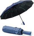 Large Double-Ribs Umbrella Automatic Folding Umbrella by Lantusire