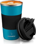 MOMSIV 17oz Travel Mug, Insulated Coffee Cup with Leakproof Lid, Vacuum Stainless Steel Double Walled Reusable Tumbler for Hot and Cold Water Coffee and Tea In Travel and Car by MOMSIV