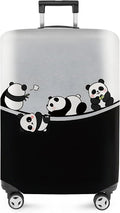 ANNA QUEEN Panda Family Luggage Cover, Cute Panda Design Suitcase Protector by ANNAQUEEN