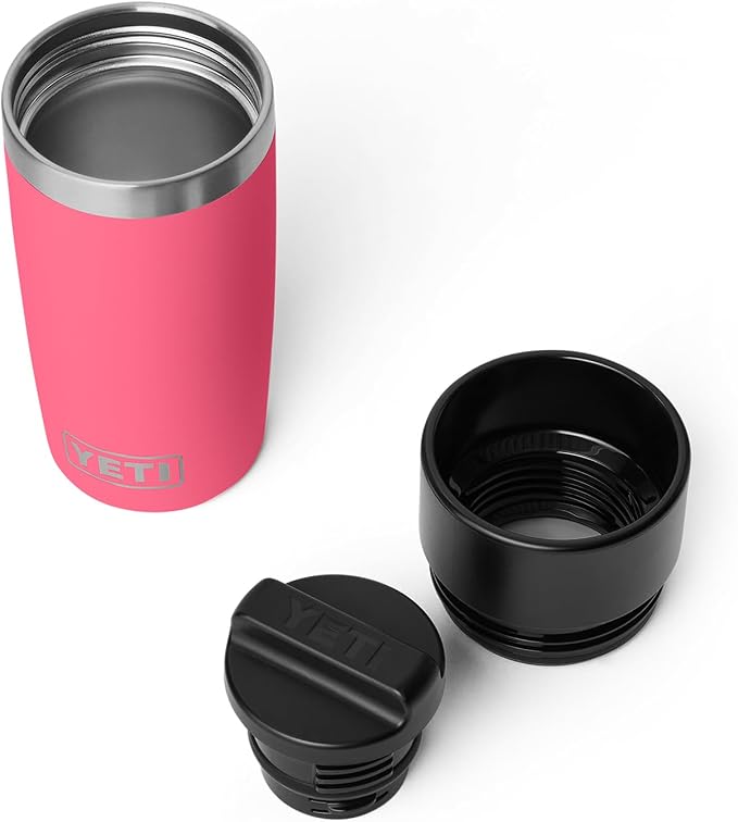 YETI Rambler 12 oz Travel Bottle, Stainless Steel, Vacuum Insulated with Leakproof Commuter Cap, Tropical Pink - Image 3
